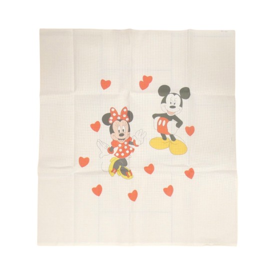 Πικέ κουβέρτα mickey με mini 0,90 x 0,90 m Ανθέμιο ()