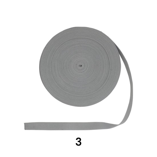 Ιμάντας βαμβακερός σε Γκρι 3cm ()