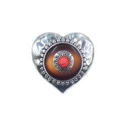 Καρφίτσα με σχέδιο καρδιά 5 cm