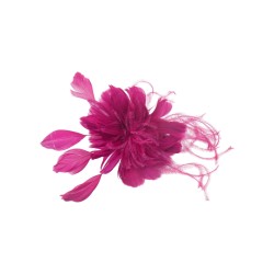 Καρφίτσα με πούπουλα φουξ