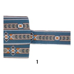 Υφασμάτινη τρέσα boho σε 3 χρώματα 4 cm