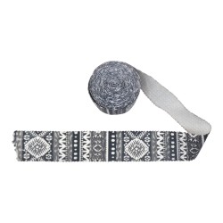 λάστιχο Ασπρόμαυρο στυλ boho 5,5 cm