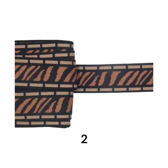 Τρέσα κεντημένη σε 4 χρώματα 4,5cm (107215)
