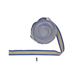 Λάστιχο ριγέ σε 4 χρώματα 3,5cm 