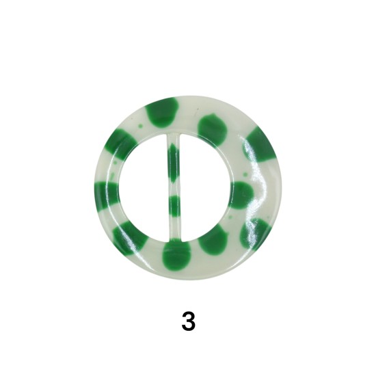 Τόκας πουά σε 3 χρώματα 5 cm  (107555)