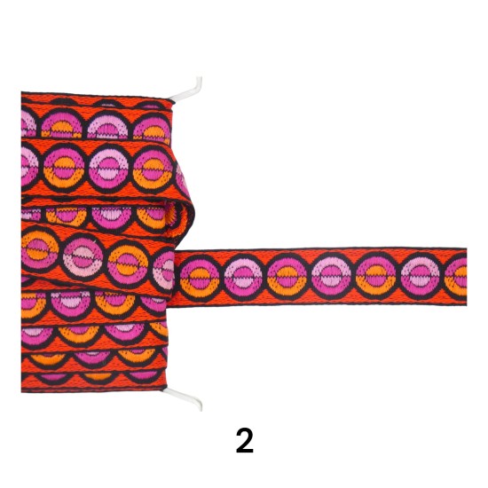 Τρέσα μπόχο αισθητικής σε 2 χρώματα 2 cm (107621)