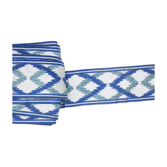 Υφασμάτινη τρέσα boho 6 cm ()