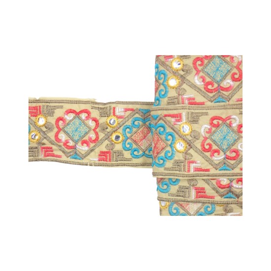 Τρέσα μπόχο με καθρέπτες 7 cm ()