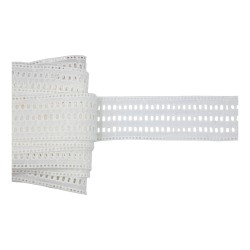 Κυπούρ δαντέλα λευκή 4cm 