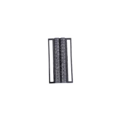 Τοκάς μεταλλικός νικελ ( 3.2x6.3 cm )