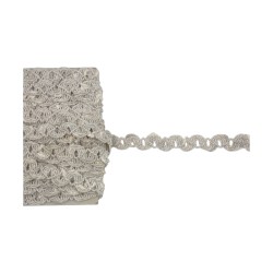 Τρέσα βαμβακερή μπεζ 1,5cm