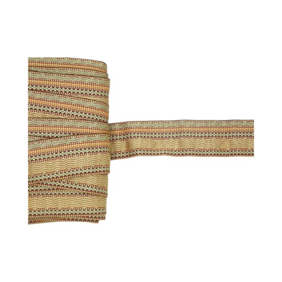 Υφασμάτινη τρέσα boho 4 cm ()