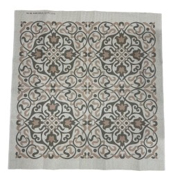 ΣΤΑΜΠΩΤΟ ΤΡΑΠΕΖΟΚΑΡΕ 1,20 x 1,20 Μ ΝΟ 204 ΑΝΘΕΜΙΟ