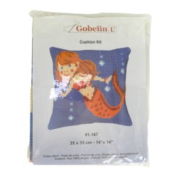 Kit μαξιλαράκι παιδικό γοργόνα