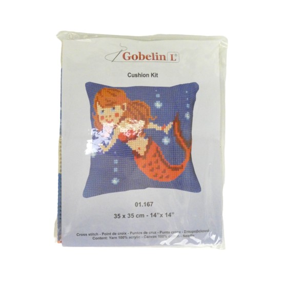 Kit μαξιλαράκι παιδικό γοργόνα ()