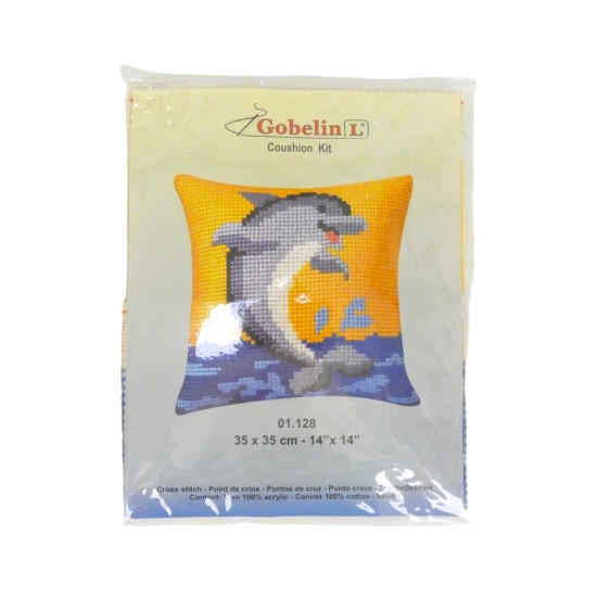 Kit μαξιλαράκι παιδικό δελφίνι ()