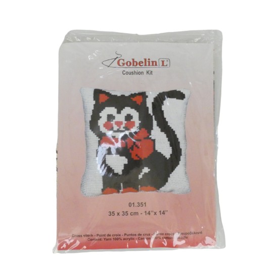 Kit μαξιλαράκι παιδικό γατούλα ()