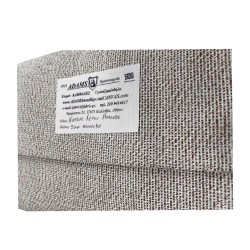 Λευκό-Μπρονζέ ύφασμα ΚΝΩΣΟΣ Φ 2μ