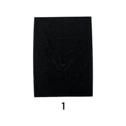 Θερμοκολλητικό Μοτίφ wolf σε 2 χρώματα 7 x 10 cm