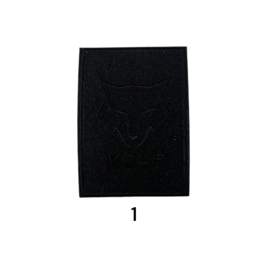 Θερμοκολλητικό Μοτίφ wolf σε 2 χρώματα 7 x 10 cm ()