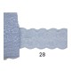 Δαντέλα ατραντέ ελαστική  6.5 cm σε 28 χρώματα  (105233)