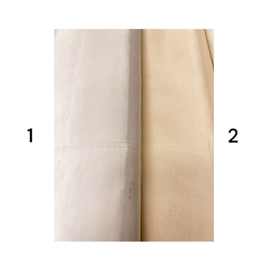 Σαντουκ ύφασμα σε λευκό και εκρού για κουρτίνες Φ 3μ. ()