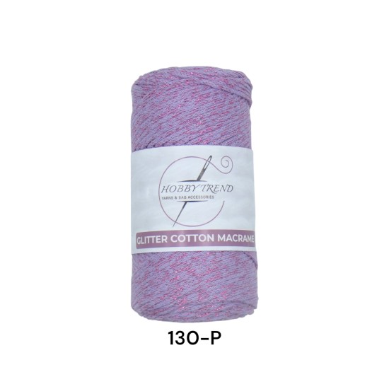 Hobbytrend macrame glitter cotton χρώμα 130-P ()