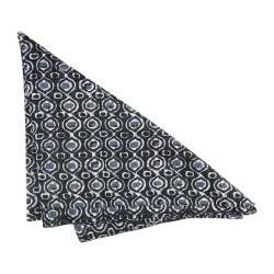 Παρεό με σχέδιο μοτίβο μαύρο 1,80x1.10 m