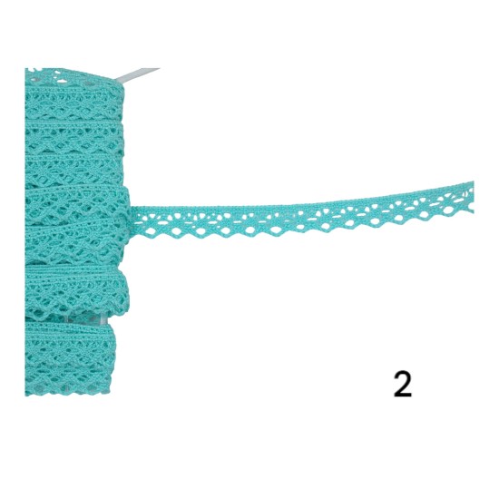Πολύ στενή βαμβακερή δαντέλα 3mm (103657)
