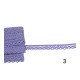 Πολύ στενή βαμβακερή δαντέλα 3mm  (103658)
