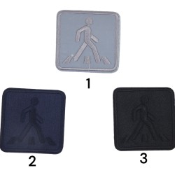 Θερμοκολλητικό μοτιφ πεζός σε 3 χρώματα 6 x 6 cm