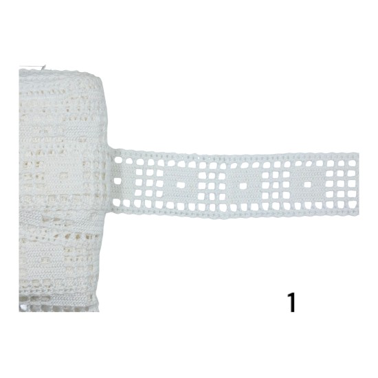 δαντέλα ατραντέ  3cm σε 2 χρώματα ()