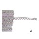 Δαντέλα βαμβακερή γκρι σε 5 χρώματα 1cm  (103661)