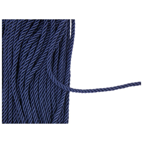 Κορδόνια ρεγιόν μπλε 6mm ()
