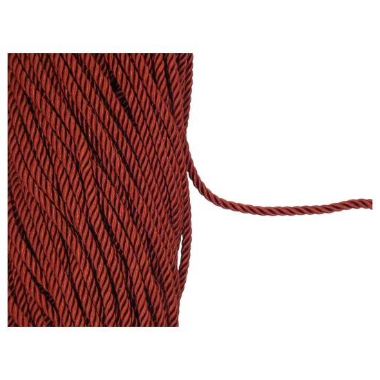 Κορδόνια ρεγιόν κόκκινο 6mm ()
