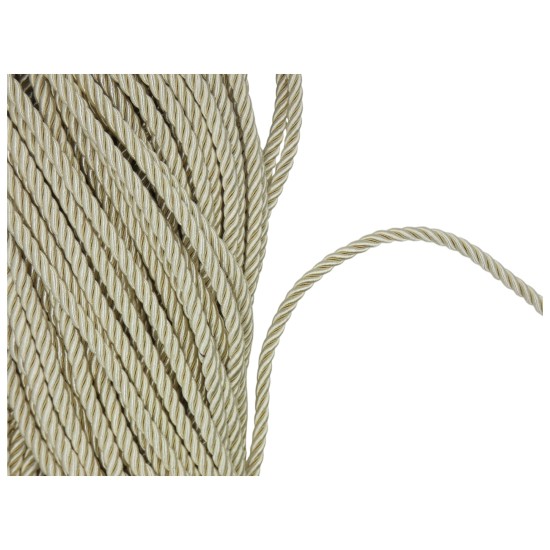 Κορδόνια ρεγιόν χρυσό ανοιχτό 6mm ()