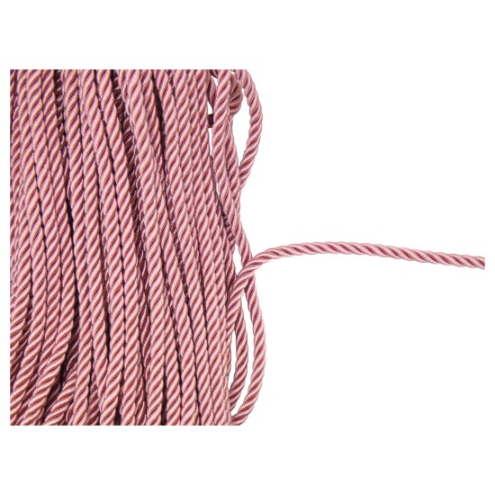 Κορδόνια ρεγιόν ροζ 6mm ()