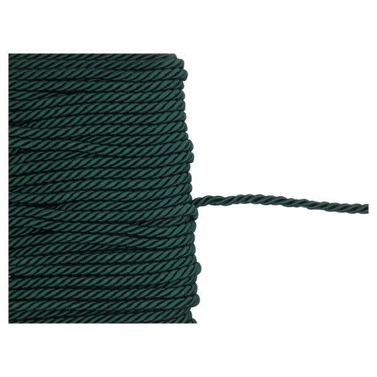 Κορδόνια ρεγιόν πράσινο 4mm ()