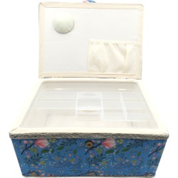 Κουτί ραπτικής φλοράλ 30.5 x 23 x 16 cm