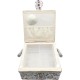 Κουτί ραπτικής φλοράλ 19.5 x 19.5 x 11 cm  (109972)