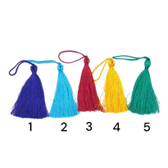 Φούντα ρεγιόν σε 5 χρώματα 11cm  ()