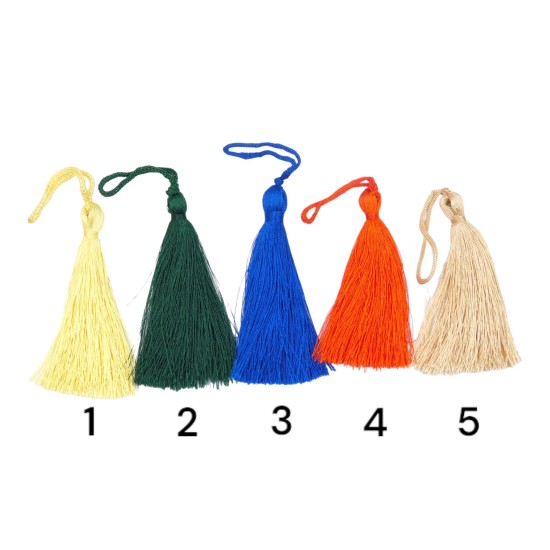 Φούντα ρεγιόν σε 5 χρώματα 11cm  ()