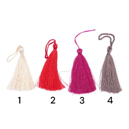 Φούντα ρεγιόν σε 4 χρώματα 11cm  ()