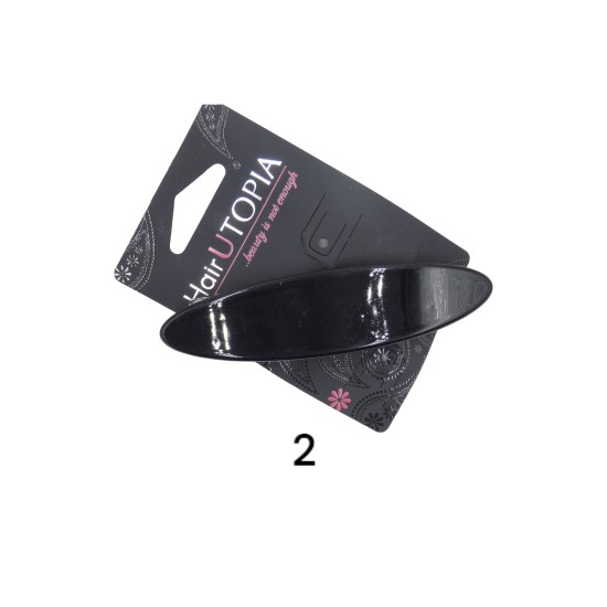 Κλασική οβάλ μπαρέτα κλιπ σε καφέ και μαύρο (99841) Κλασική οβάλ μπαρέτα κλιπ σε καφέ και μαύρο (99841)