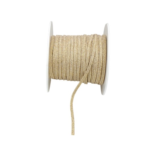 Λάστιχο μεταλιζε στενό χρυσο ()