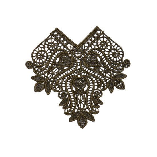 Γωνία λασέ μηχανής Χρυσό σκούρο 7,5 cm ()