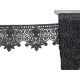 Δαντέλα λασέ μηχανής μαυρη 7,5 cm  ()