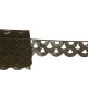 Λασέ δαντέλα χρυσό σκούρο 7cm   ()