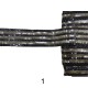 Κεντημένη τρέσα με παγιέτα σε 3 σχέδια 3.5cm  ()