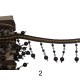 Κρόσσι με χάντρες και πέρλες σε 6 χρώματα 8cm   (111465)